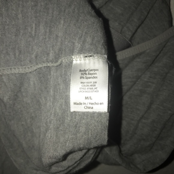 Maternity Nursing Tank Grey - Picture 3 of 3